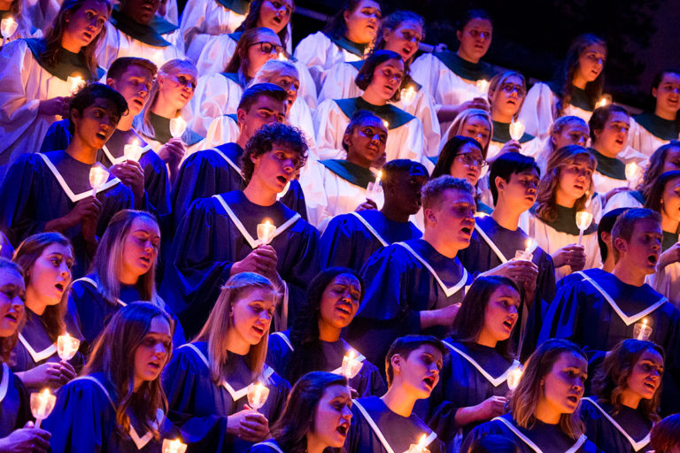 Christmas in Christ Chapel O Come All Ye Faithful Wenger J.R. Clancy