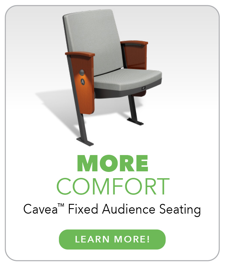 MORE COMFORT Cavea™ Fixed Audience Seating